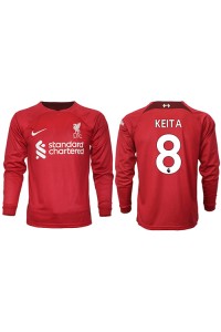 Liverpool Naby Keita #8 Voetbaltruitje Thuis tenue 2022-23 Lange Mouw